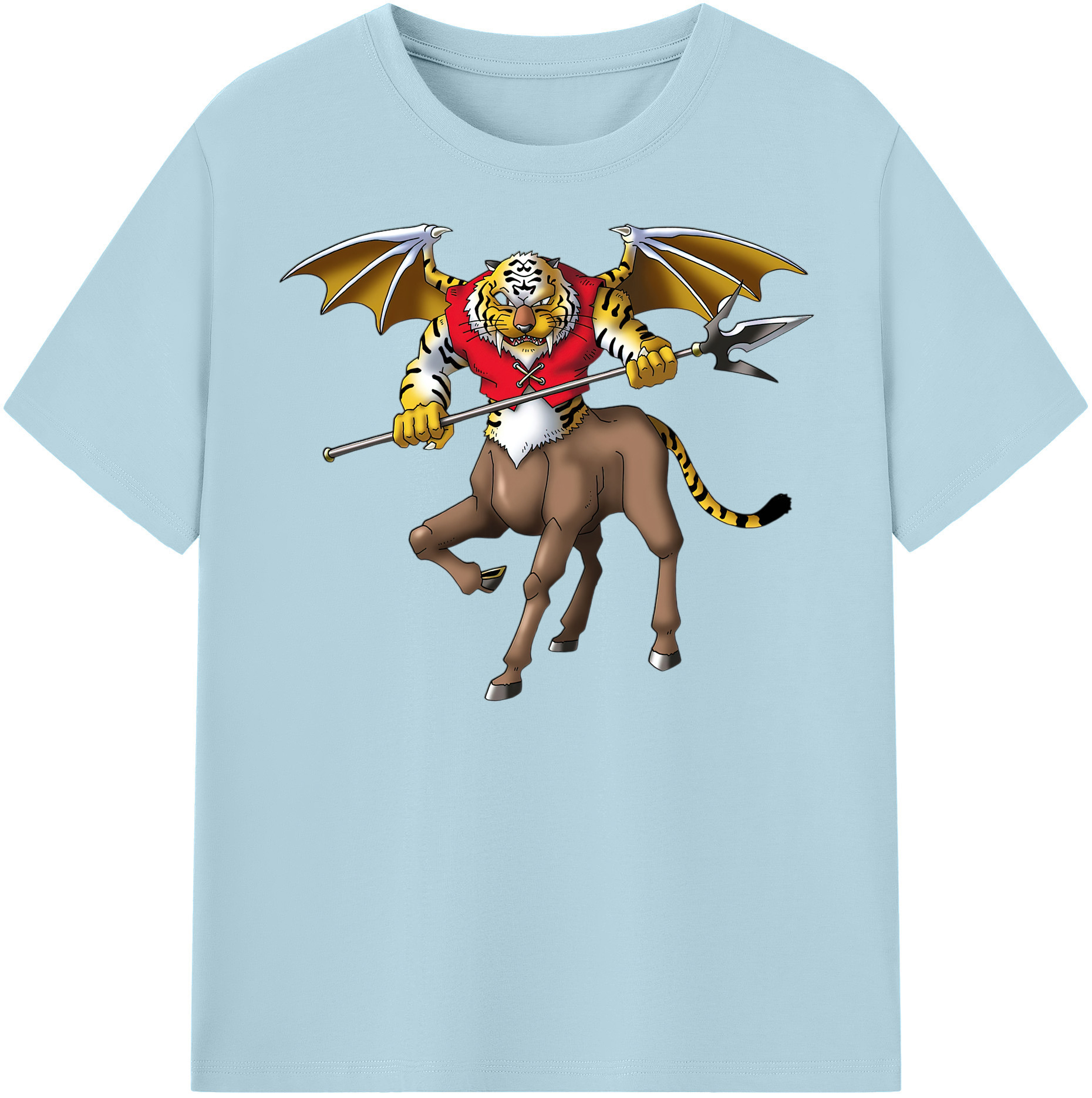 （画像用） ドラゴンクエスト Doragon Kuesuto Dragon Quest 綿100％半袖Tシャツ（フロントプリント）
